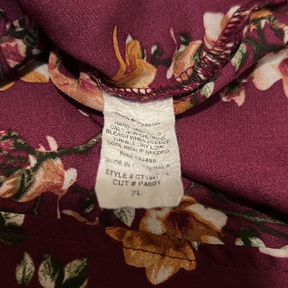 Papermoon floral blouse size XL - Picture 6 of 9